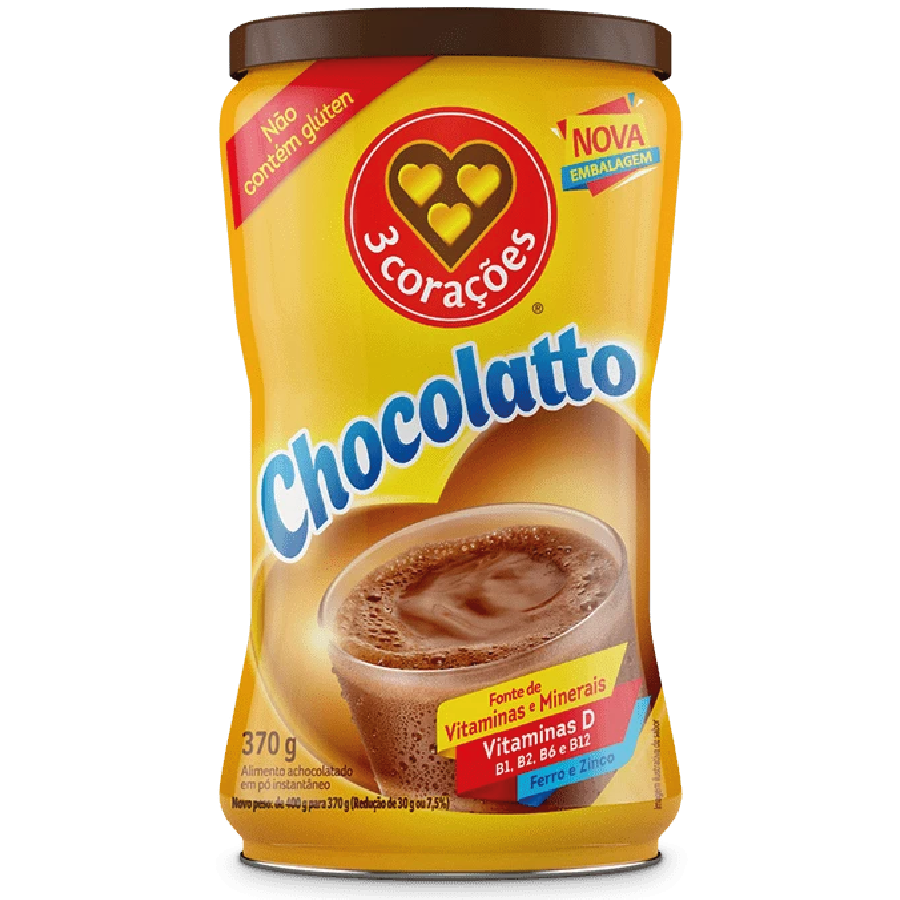 Chocolatto En Polvo Lata 370gr